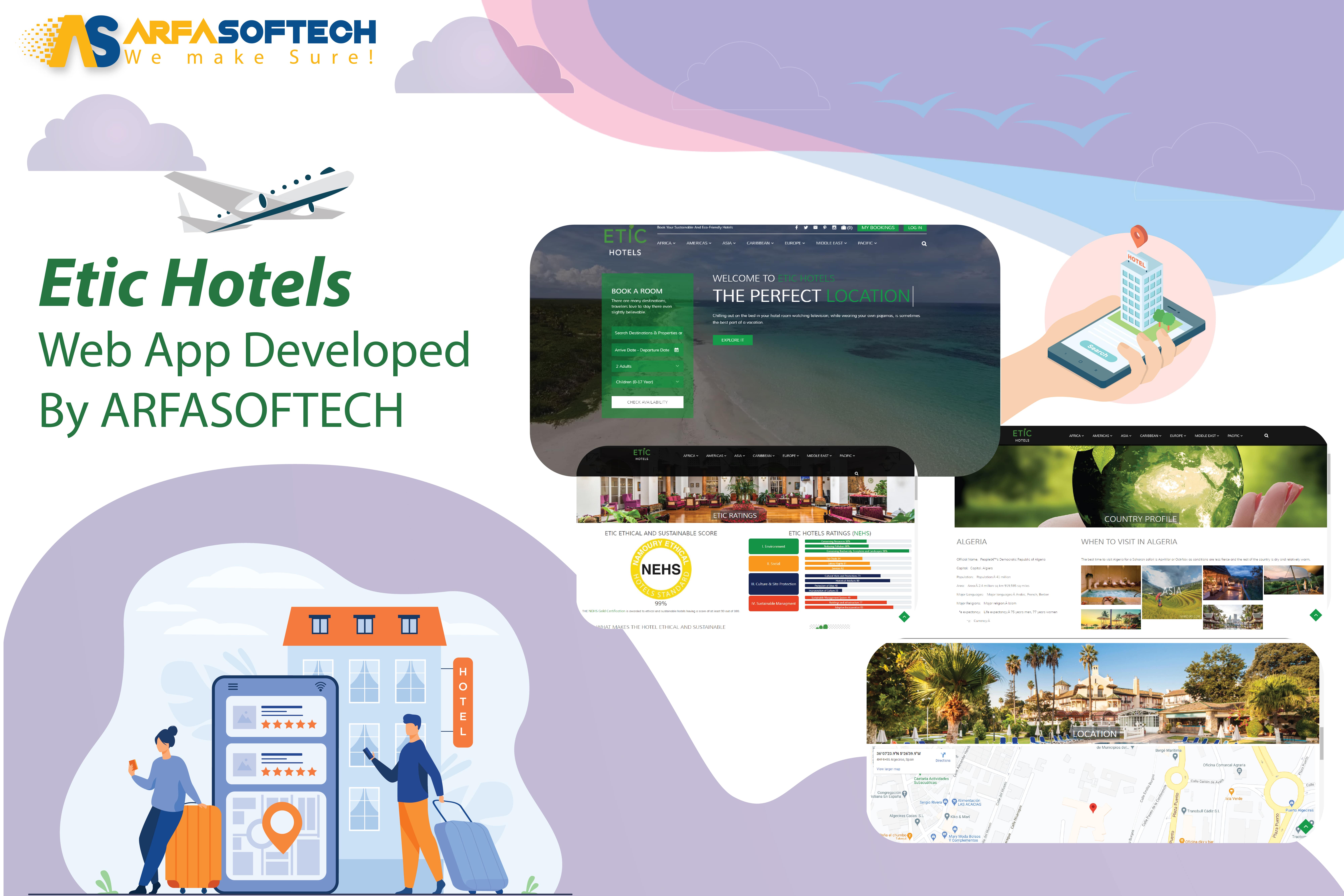 etic hotels developed by arfasoftech